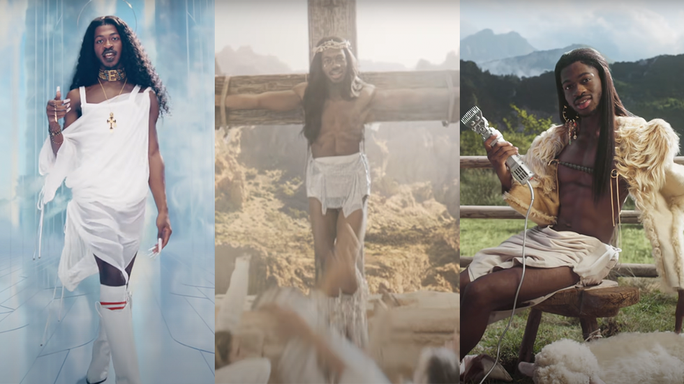 Lil Nas X in ‘J Christ’ music video
