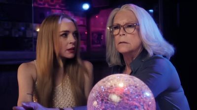 Lindsay Lohan and Jamie Lee Curtis