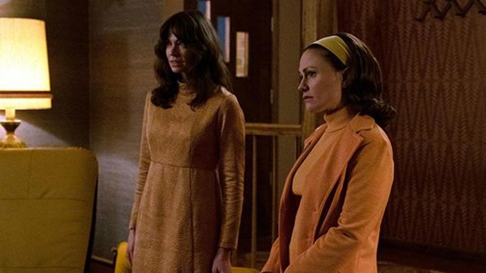 Lio Tipton and Anna Paquin in A Friend of the Family