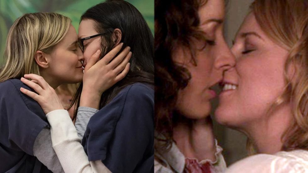 List Best Lesbian Bisexual Kisses Piper Alex Orange is the New Black Bette Tina L Word