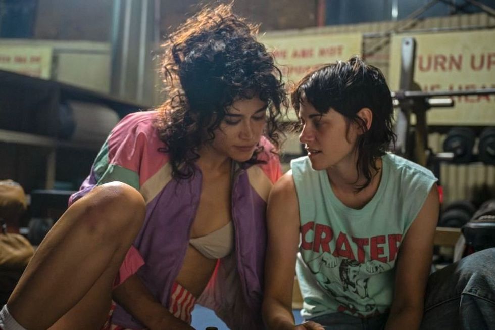 Lou and Jackie in Love Lies Bleeding