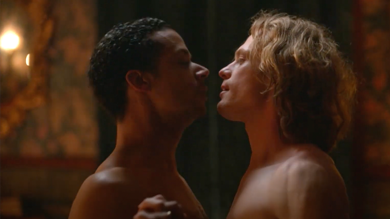 Louis and Lestat in Interview with the Vampire