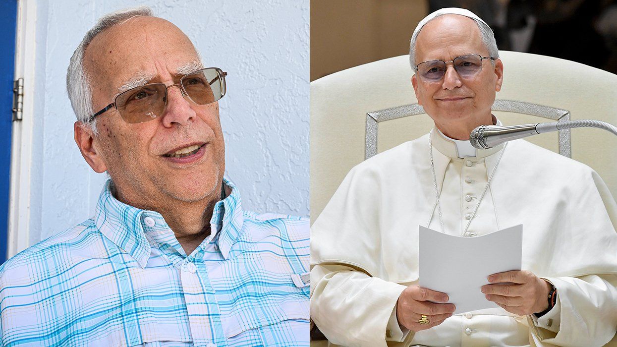 Louis Prevost interview outside his home in Port Charlotte Florida brother of Pope Leo XIV who holds an audience for participants in the Jubilee of Eastern Churches at the Paul VI Hall Vatican City May 2025