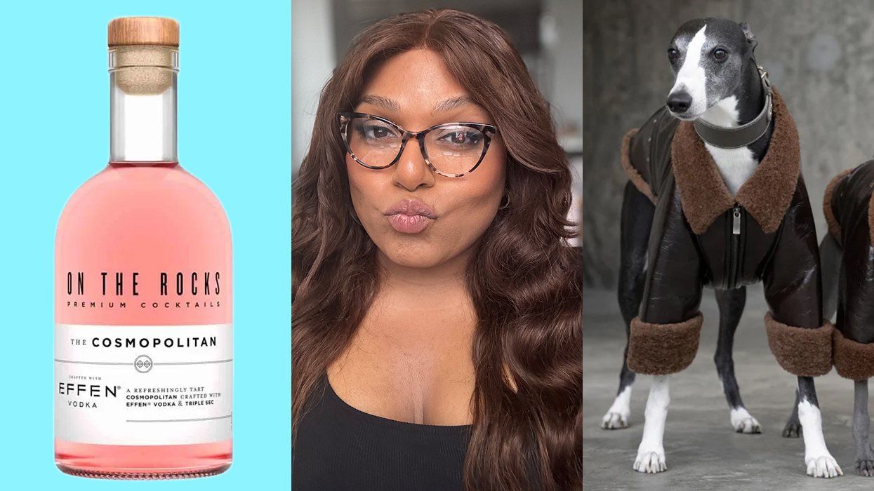 Lovable Trans Auntie list including cocktail mix a kiss from our LTA and dog coats