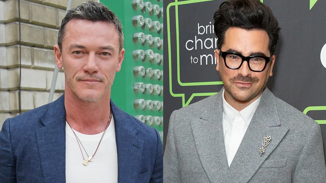 Luke Evans and Dan Levy