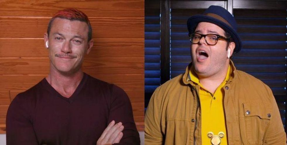 Luke Evans & Josh Gad, "Gaston"