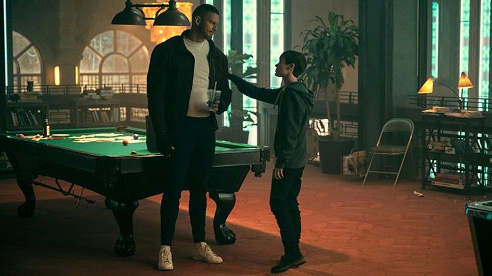 Luther and Viktor in The Umbrella Academy