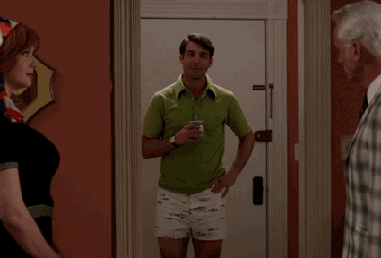 mad men in shorts gif