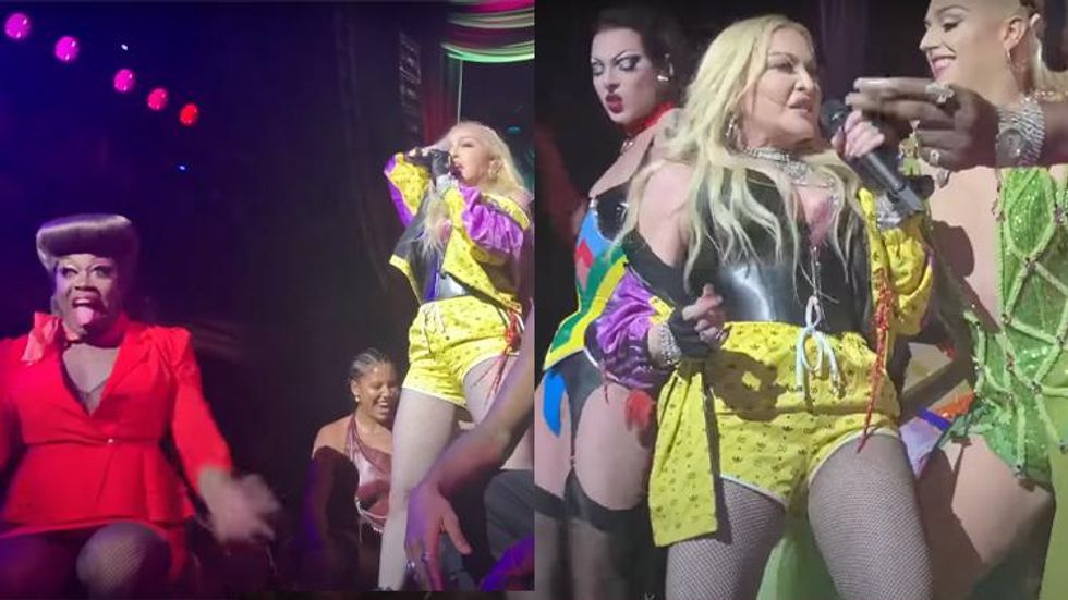 Madonna & Drag Race stars at NYC Pride performance