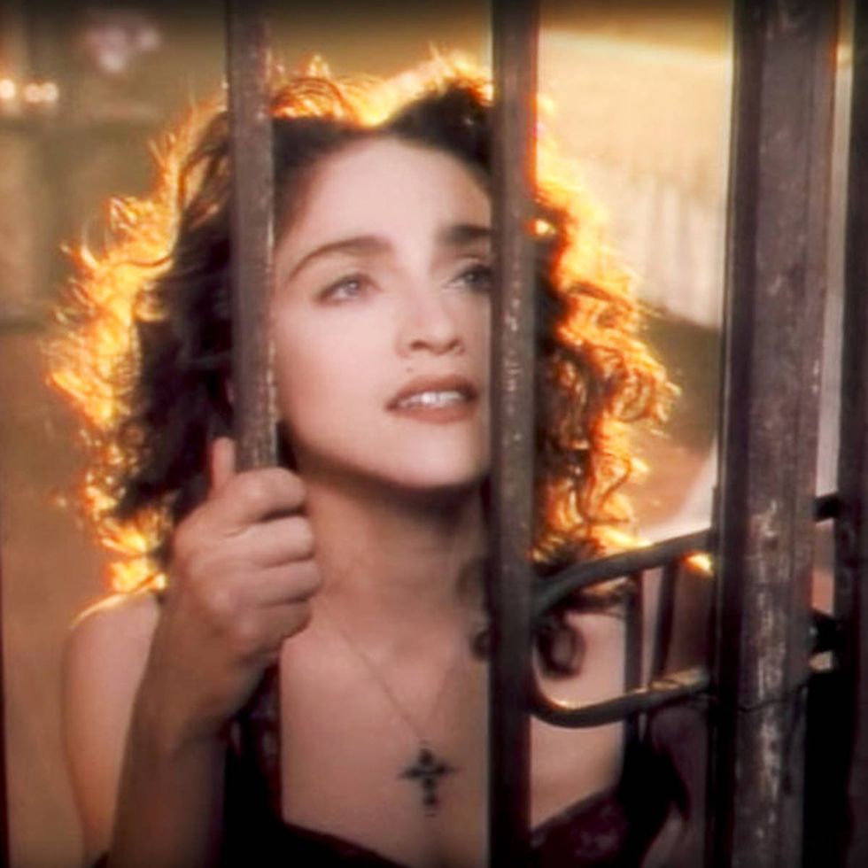 Madonna in the Like a Prayer video