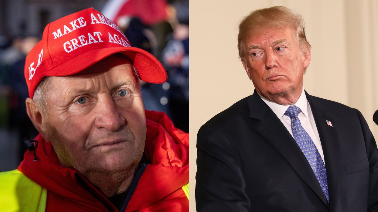 MAGA supporter and President Donald Trump