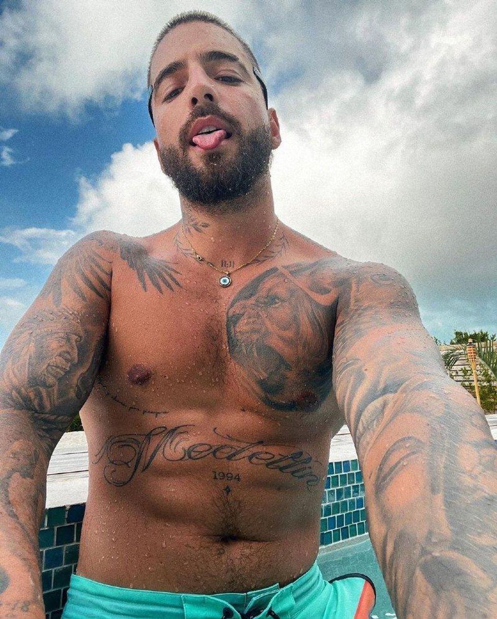 Maluma Looking Sexy