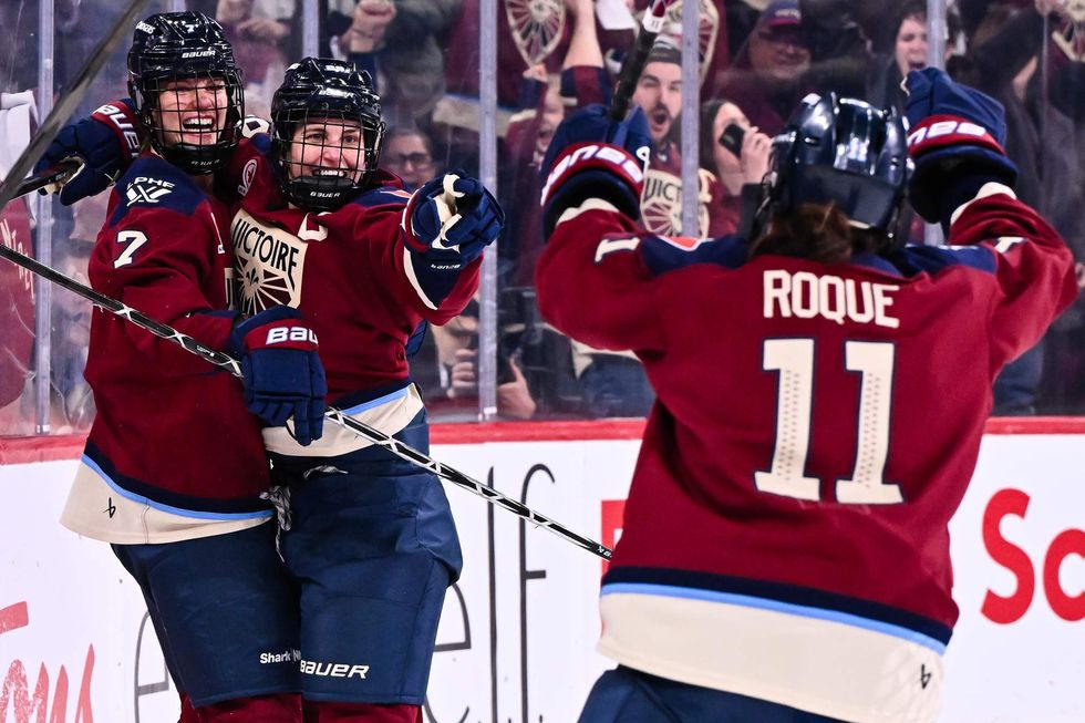 Marie Phillip Poulin and Laura Stacey