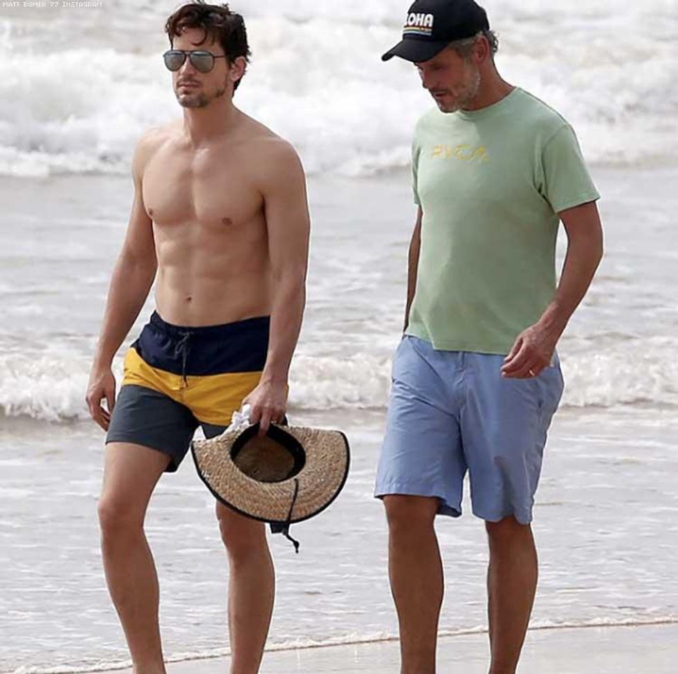 Matt Bomer and Simon Halls