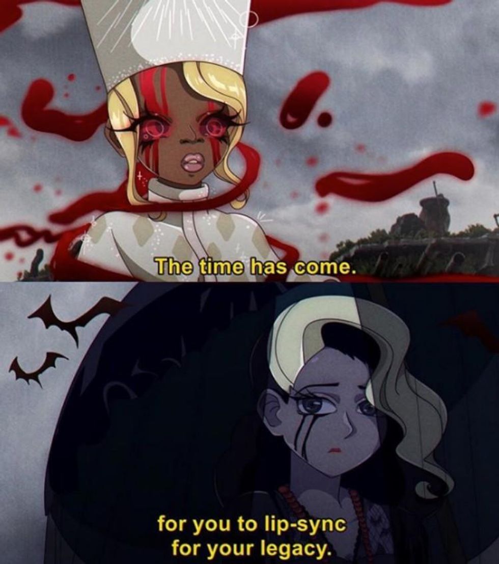 Meet the Artist Who Turns Drag Queens Into Anime-Style Masterpieces