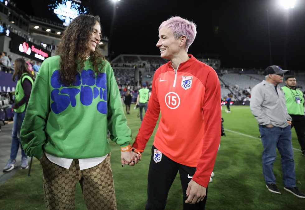 Megan Rapinoe and Sue Bird