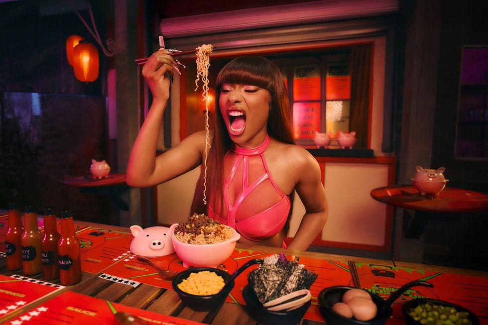 Megan Thee Stallion serves anime energy and spicy ramen realness in her Airbnb Original experience
