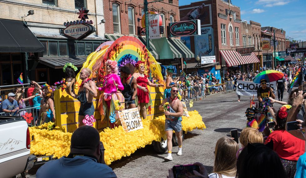 Memphis Pride photo gallery list LGBTQ pride celebrations festivals parades USA 2024