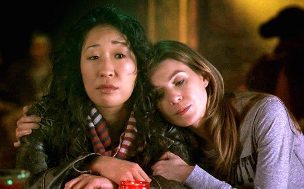 Meredith Grey and Cristina Yang