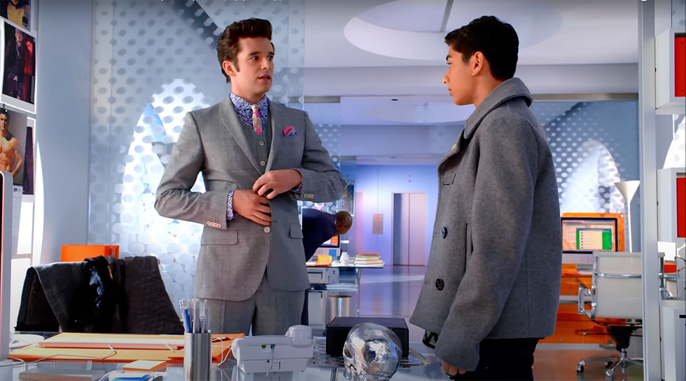 Michael Urie and mark indelicato in Ugly Betty