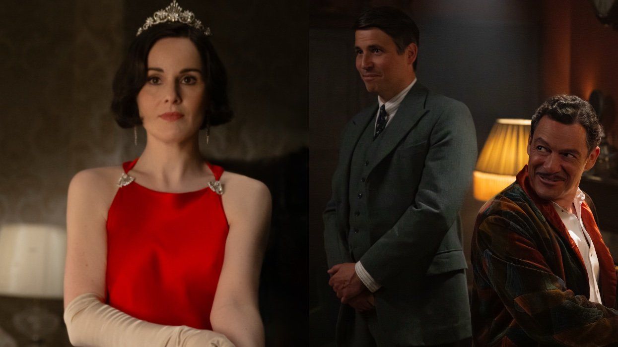 Michelle Dockery, Robert James-Collier and Dominic West in DOWNTON ABBEY: The Grand Finale