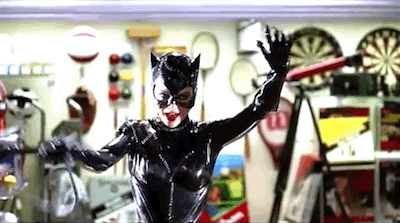 Michelle Pfeiffer as Catwoman.
