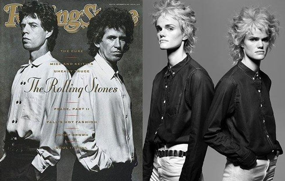 Mick Jagger and Keith Richards - RS560: September 7, 1989