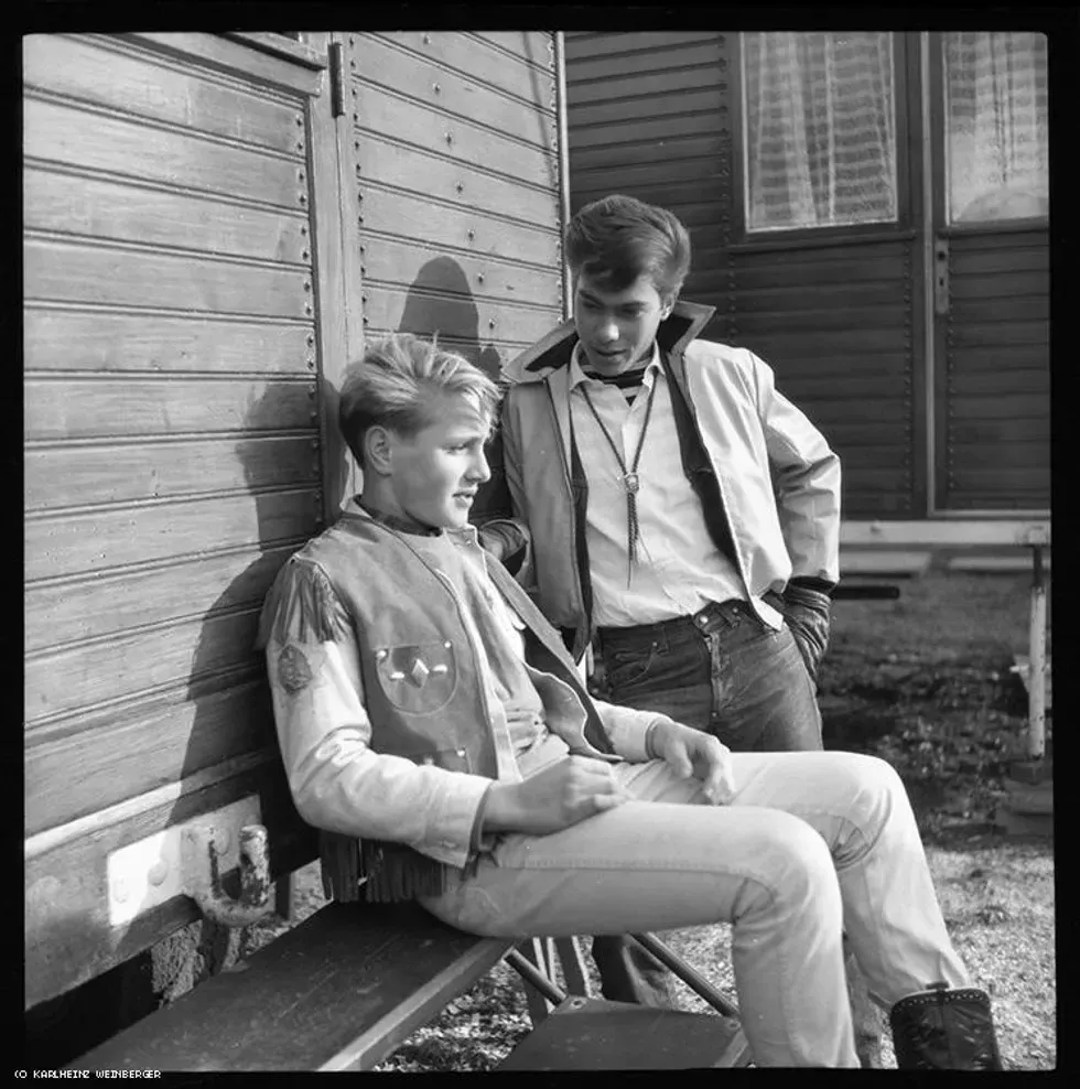 mid-century photos of Swiss rebel youth