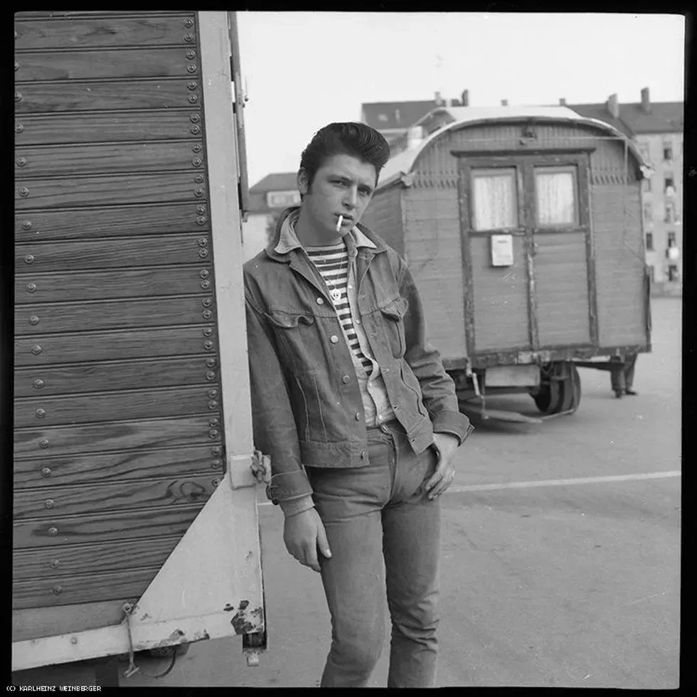 mid-century photos of Swiss rebel youth