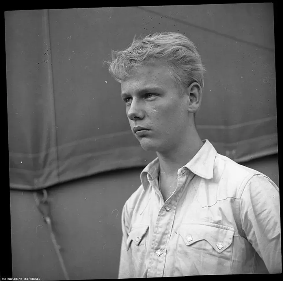 mid-century photos of Swiss rebel youth