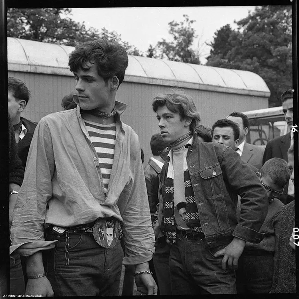 mid-century photos of Swiss rebel youth
