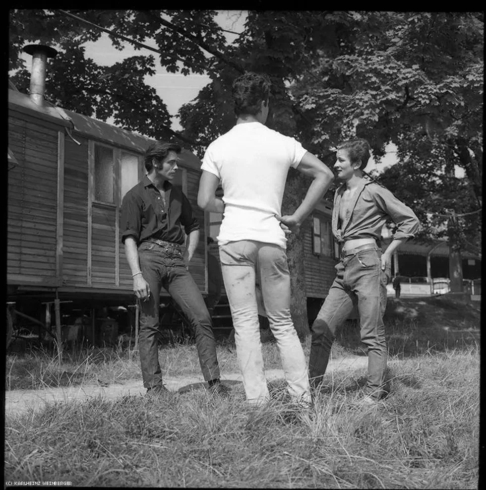 mid-century photos of Swiss rebel youth