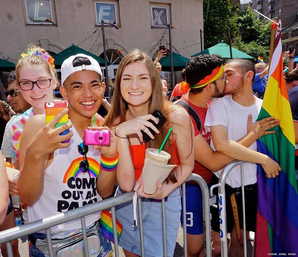Miguel Angel Reyes captured the vibrant scene on the streets at New York Pride this weekend.