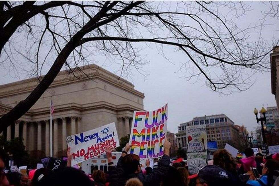 mike pence womens march