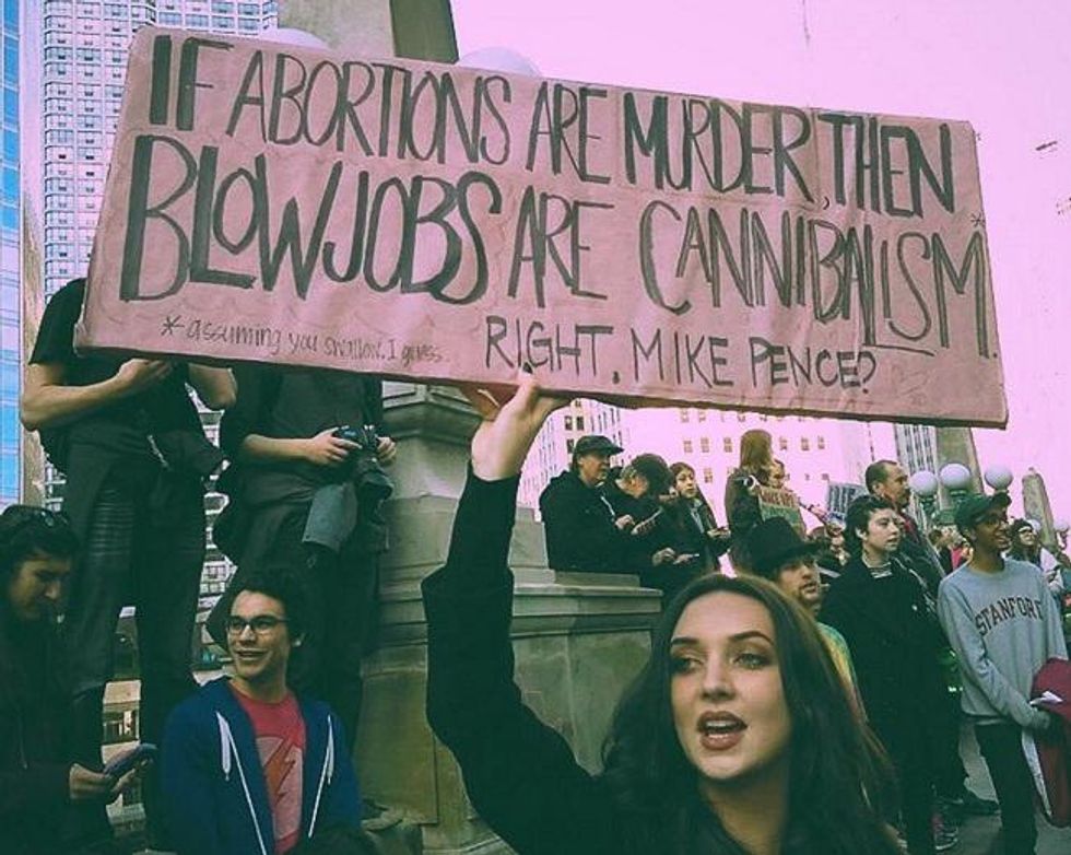 mike pence womens march