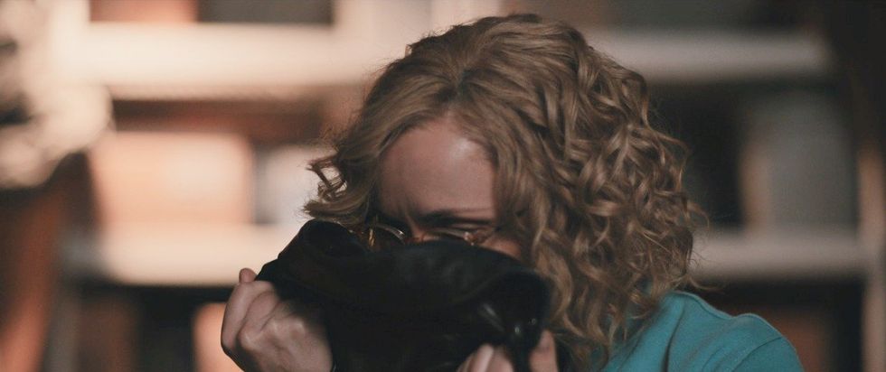 Misty sniffs Nat\u2019s leather jacket