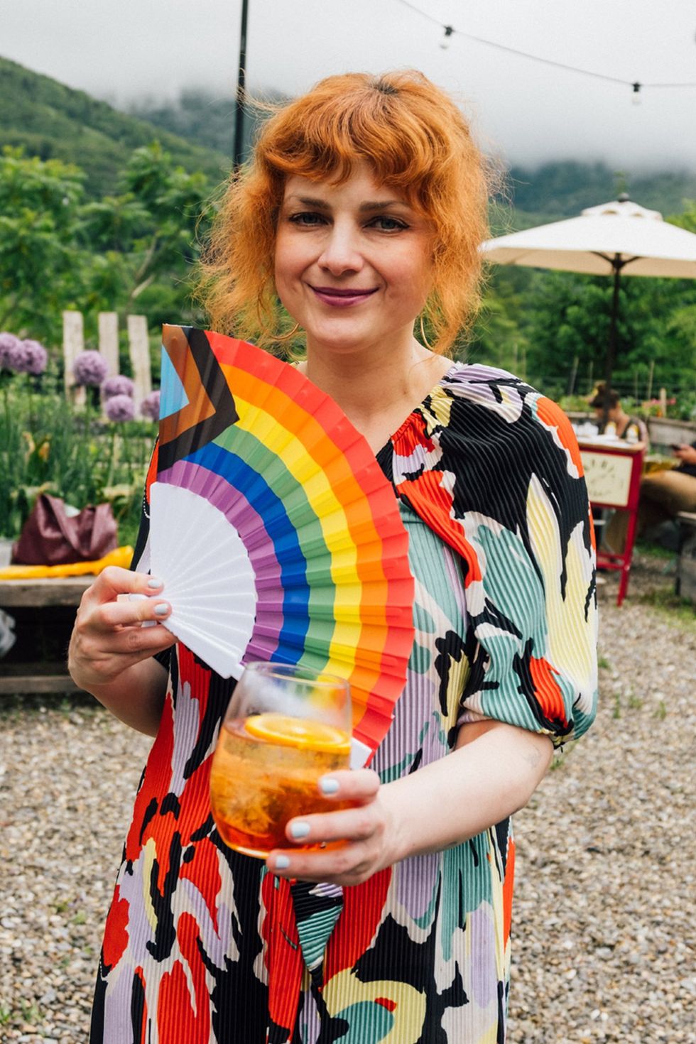 Mountaintop Pride party at Scribners Catskills Lodge upstate new york June 2025