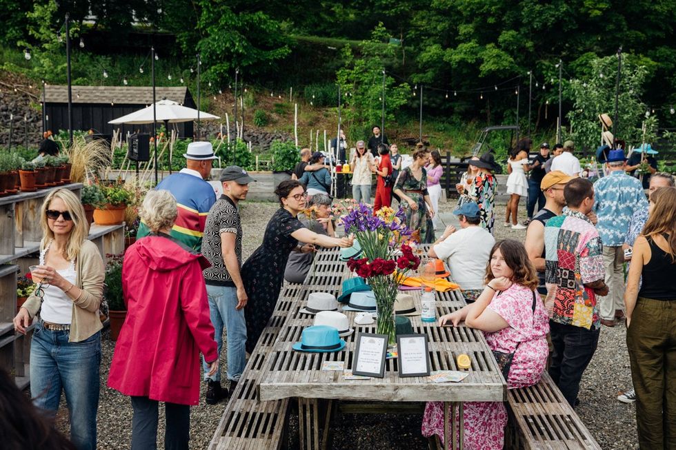 Mountaintop Pride party at Scribners Catskills Lodge upstate new york June 2025
