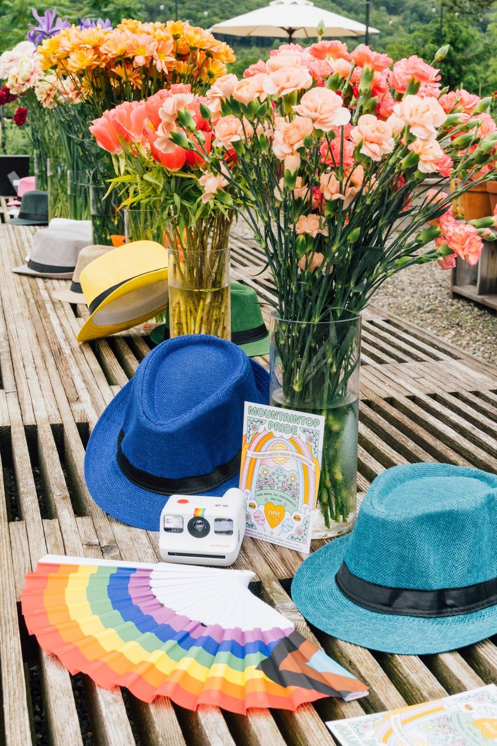 Mountaintop Pride party at Scribners Catskills Lodge upstate new york June 2025