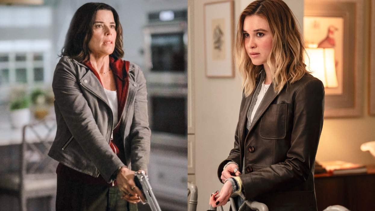 Neve Campbell & Isabel May in Scream 7.