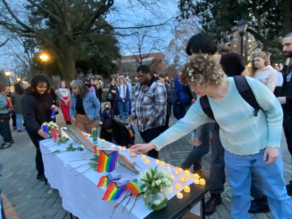 Nex Benedict murdered transgender nonbinary twospirit teen candlelight vigils across the country