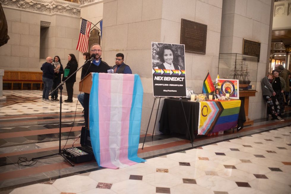 Nex Benedict murdered transgender nonbinary twospirit teen candlelight vigils across the country