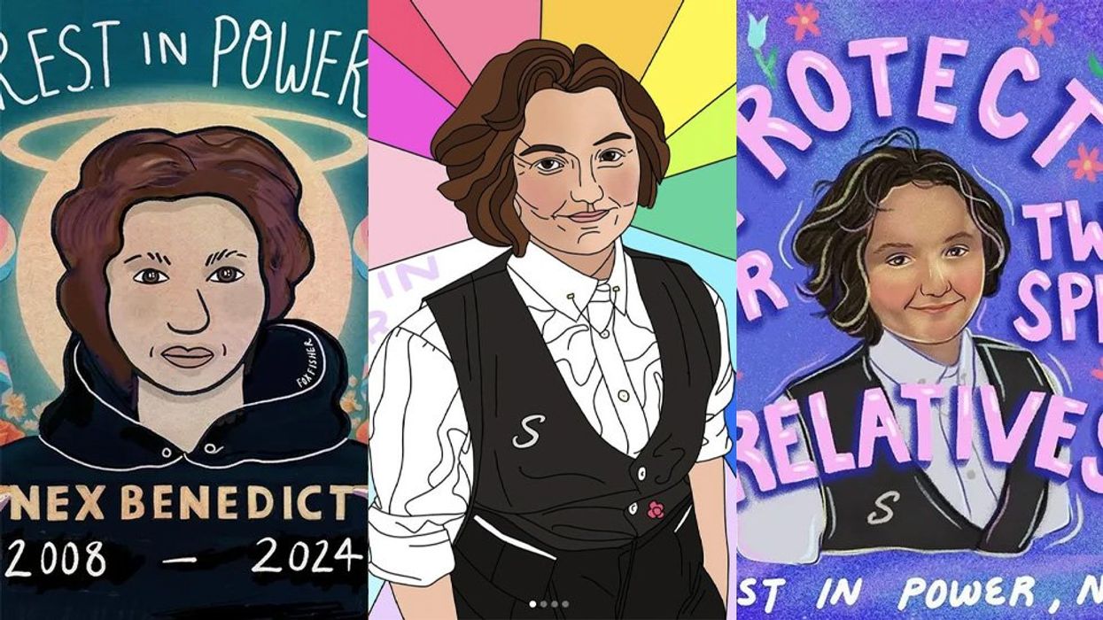 Nex Benedict tribute art