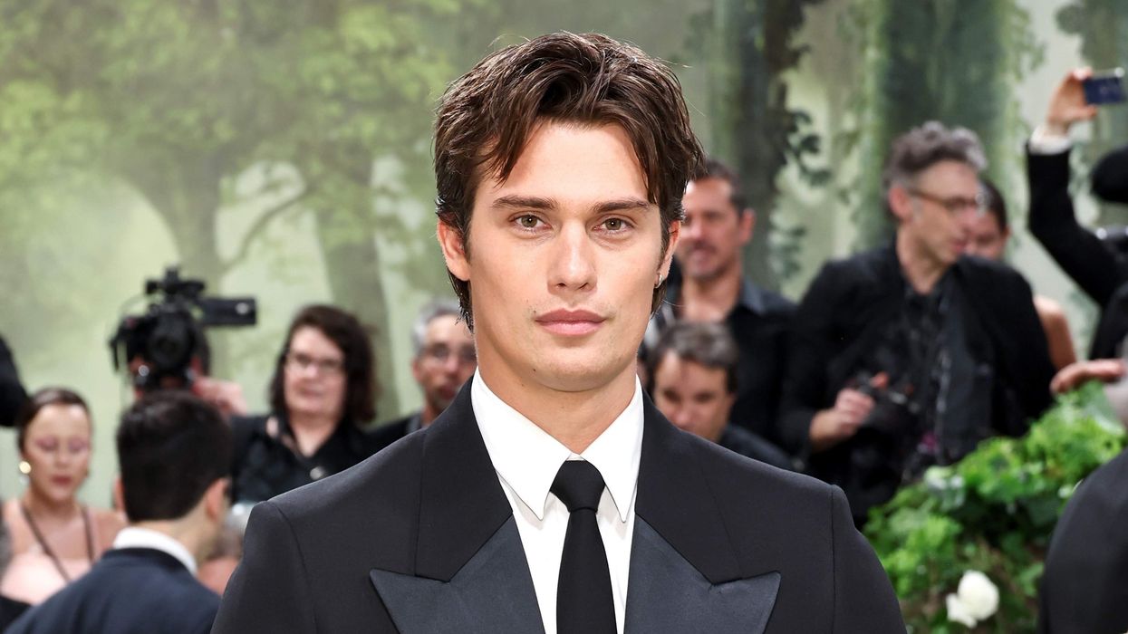 Nicholas Galitzine attends The 2024 Met Gala.