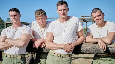 Nicholas Galitzine, Tom Francis, Bill Skarsgård, and Ray Nicholson