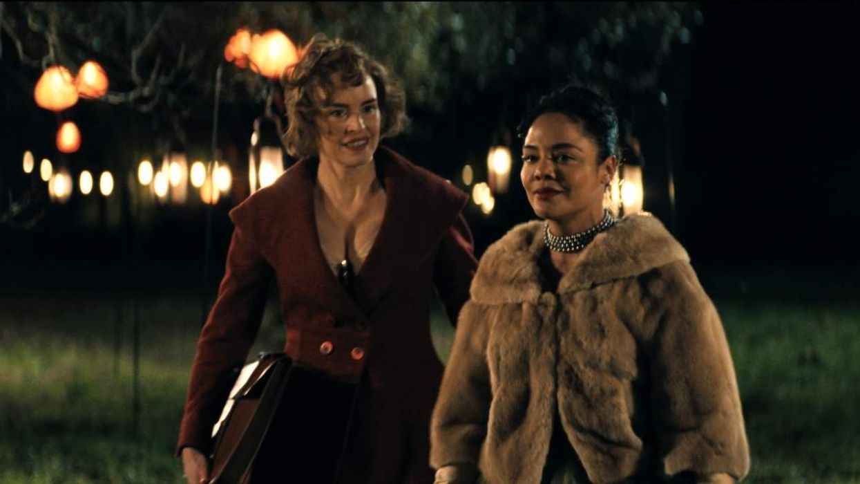Nina Hoss and Tessa Thompson in Hedda