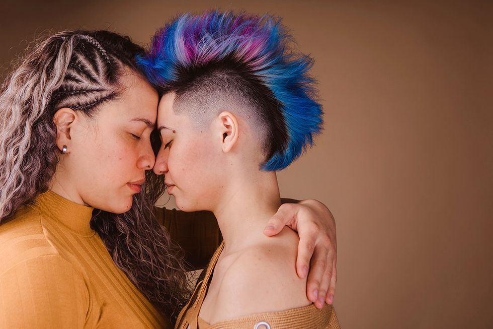 nonbinary couple