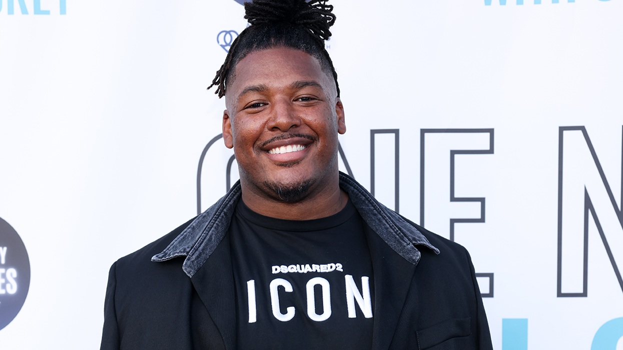 NORTH HOLLYWOOD, CALIFORNIA - AUGUST 31: R.K. Russell attends "One Night With Corey" at HaHa Comedy Club on August 31, 2023 in North Hollywood, California.