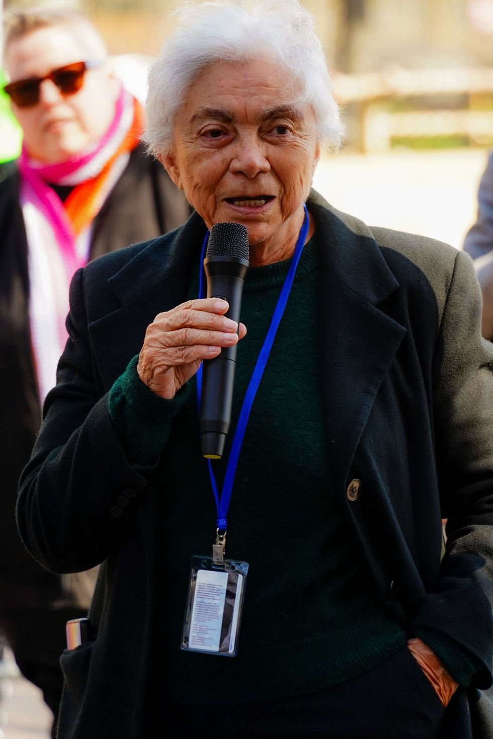 NYC Lesbians Unite Rally UN Dag Hammarskjold Plaza organized by Outright International