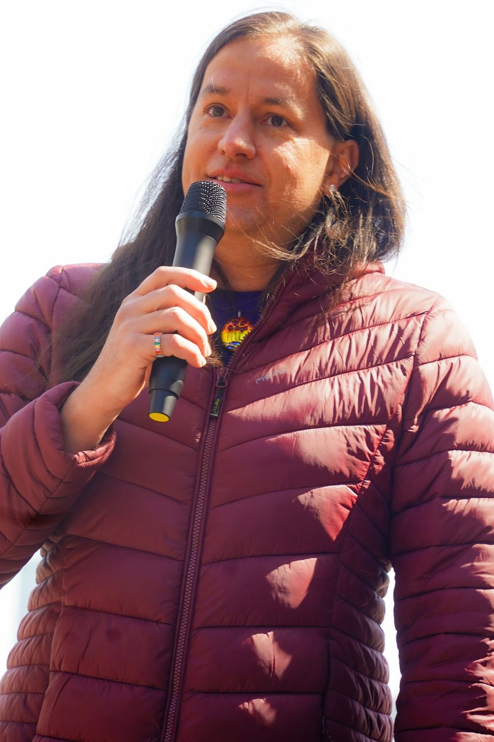 NYC Lesbians Unite Rally UN Dag Hammarskjold Plaza organized by Outright International